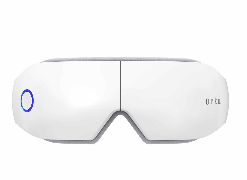 Orku Rechargeable Eye Massager with Heat – Vibration & Bluetooth
