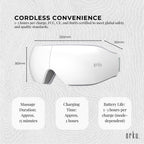 Orku Rechargeable Eye Massager with Heat – Vibration & Bluetooth