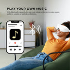 Orku Rechargeable Eye Massager with Heat – Vibration & Bluetooth