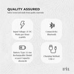 Orku Rechargeable Eye Massager with Heat – Vibration & Bluetooth