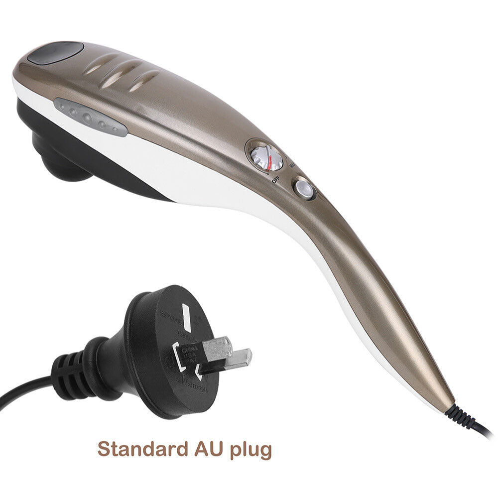 Handheld Full Body Massager – 6 Heads, Champagne