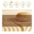 Handheld Full Body Massager – 6 Heads, Champagne