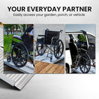 Kartrite Foldable Aluminium Wheelchair Ramp – 3ft