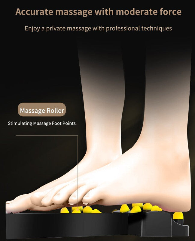 Shiatsu Foot & Calf Massager – Air Compression, Display, Black