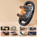 6-Head Percussion Massage Gun with Heat – Cordless, Dark Grey