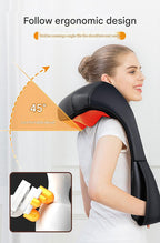 Shiatsu Neck & Shoulder Massager with Heat – Cordless, Beige