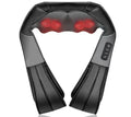 Shiatsu Neck & Shoulder Massager with Heat – Cordless, Gray & Black