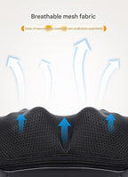 Shiatsu Neck & Shoulder Massager with Heat – Cordless, Gray & Black