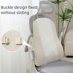 Slim Cordless Shiatsu Back Massager Cushion – Heated, Beige