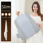 Slim Cordless Shiatsu Back Massager Cushion – Heated, Grey