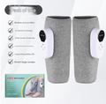 Electric Leg Massager with Heat – 3 Modes, Air Wave, 2-Pack