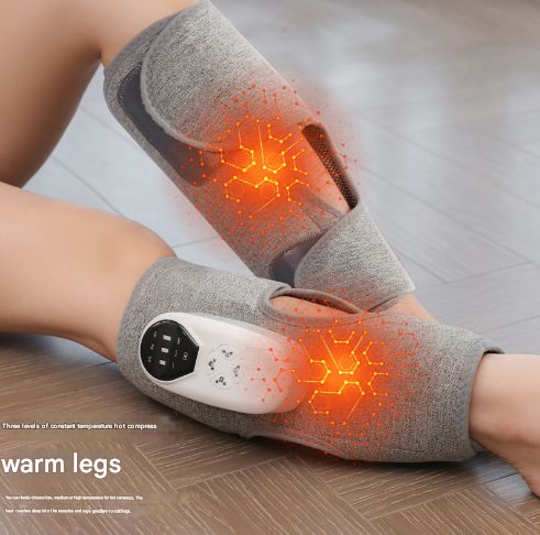 Electric Leg Massager with Heat – 3 Modes, Air Wave, 2-Pack