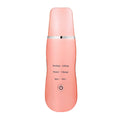 Ultrasonic Skin Scrubber – Facial Spatula, Cleansing & Peeling, Pink
