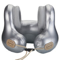 Smart Travel Neck Pillow – Bluetooth Audio & Heat, Silver