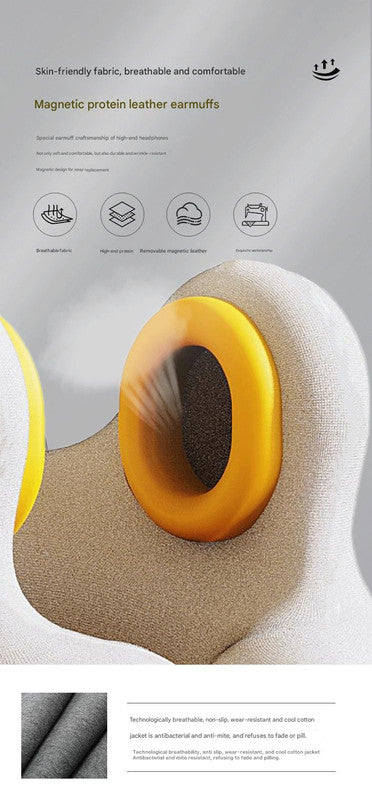 Smart Travel Neck Pillow – Bluetooth Audio & Heat, Silver