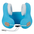 Smart Travel Neck Pillow – Bluetooth Audio & Heat, Sky Blue