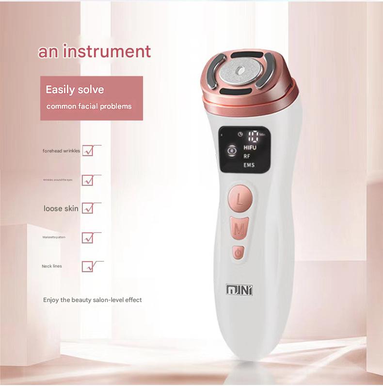 3-in-1 Facial Care Device – HIFU, RF & EMS, White