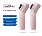 Air Compression Leg Massager with Heat – Knee & Calf, Pink