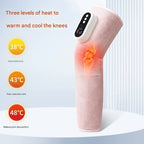 Air Compression Leg Massager with Heat – Knee & Calf, Pink