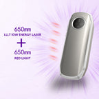 4-in-1 Scalp Care Comb – LLLT, RF, EMS & Vibration, White