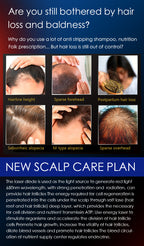 4-in-1 Scalp Care Comb – LLLT, RF, EMS & Vibration, White