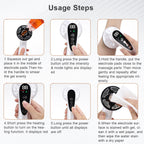 5-in-1 Multi-Technology Body Massage Device – RF & EMS, White