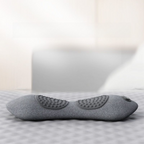 3-in-1 Heated Back Stretcher – Vibration & Traction, Memory Foam, Grey