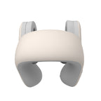Travel Neck Pillow with ANC Headphones & Heat – Memory Foam, Beige
