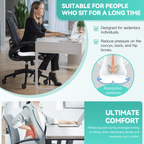 Memory Foam Lumbar & Seat Cushion Set – Back Support