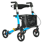 Alston Foldable 2-in-1 Mobility Walker & Rollator – 136kg, Storage Bag