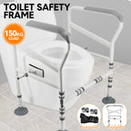 Adjustable Toilet Safety Frame & Grab Rail – 150kg