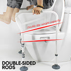Adjustable Toilet Safety Frame & Grab Rail – 150kg