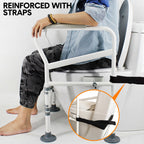 Adjustable Toilet Safety Frame & Grab Rail – 150kg