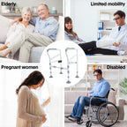 Adjustable Toilet Safety Frame & Grab Rail – 150kg